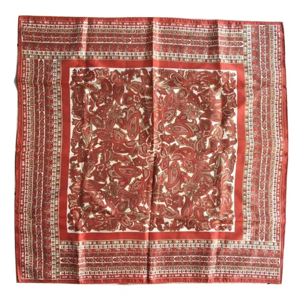 Vintage Paisley Floral Scarf Accessories